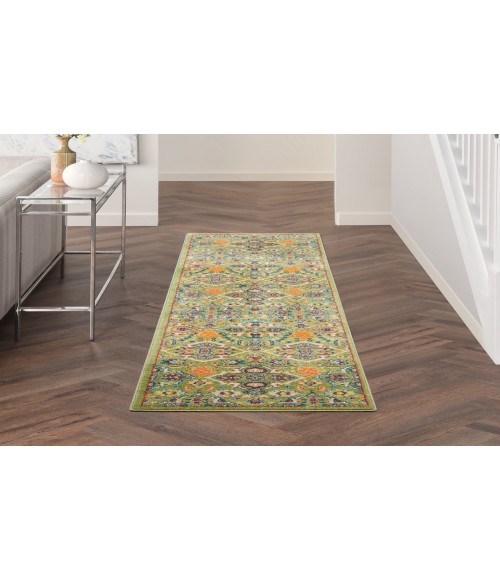 Nourison Allur Sage Ivory ALR03 2 ft. 3 in. X 10 ft. Rectangle Rug