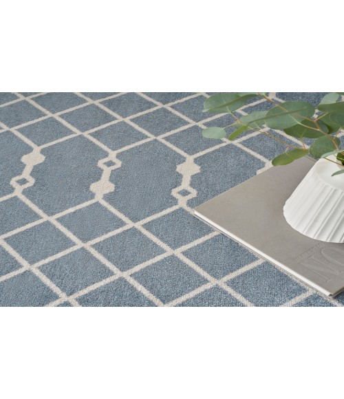 Nourison Astra Machine Washable Blue Rug ASW10 10 ft. X 14 ft. Rectangle - Rugs Town Nourison Astra Machine Washable Blue ASW10 10 ft. X 14 ft. Rectangle Rug