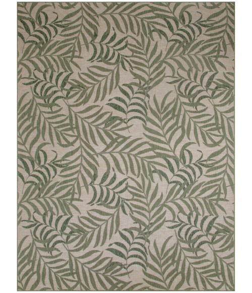 Nourison Garden Oasis Ivory Green GOA01 10 ft. X 14 ft. Rect. Rug