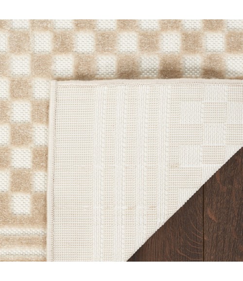 Nourison Casual Beige CSU02 2 ft. X 6 ft. Rect. Rug