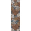 Nourison Seaside 2ft. x 6ft. Blue Multicolor Coastal, Nautical & Beach Indoor Rug