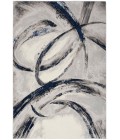 Nourison Splash Grey Navy BSK02 5 ft. X 7 ft. Rect. Rug