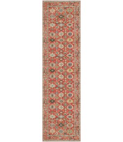 Nourison Vintage Washables Rust Multicolor VWS12 2 ft. 2 in. X 8 ft. Rect. Rug