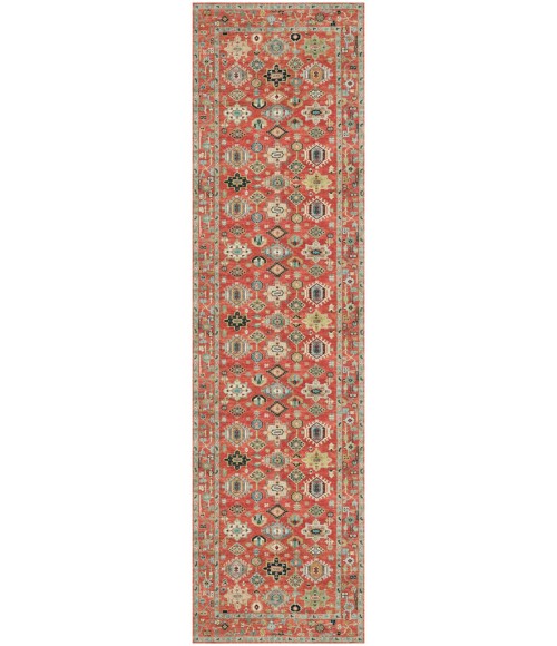 Nourison Vintage Washables Rust Multicolor Rug VWS12 2 ft. 2 in. X 8 ft. Rect. - Rugs Town Nourison Vintage Washables Rust Multicolor VWS12 2 ft. 2 in. X 8 ft. Rect. Rug