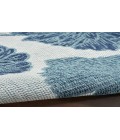 Nourison Garden Oasis Blue GOA04 5 ft. X 7 ft. Rectangle Rug
