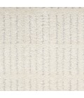 Nourison Cozy Modern Ivory Grey CMD03 2 ft. 2 in. X 10 ft. Rect. Rug