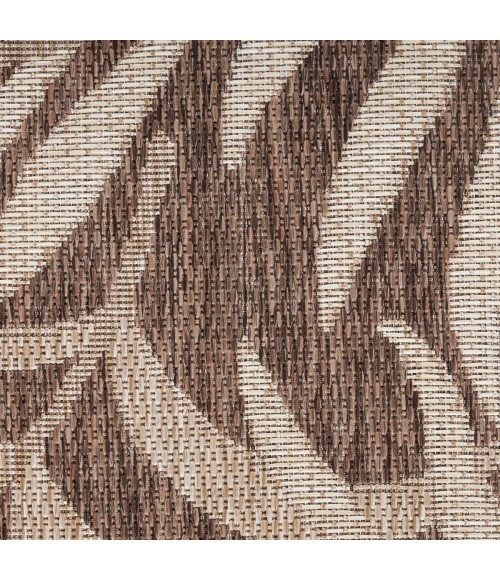 Nourison Garden Oasis Mocha GOA01 2 ft. X 8 ft. Rect. Rug