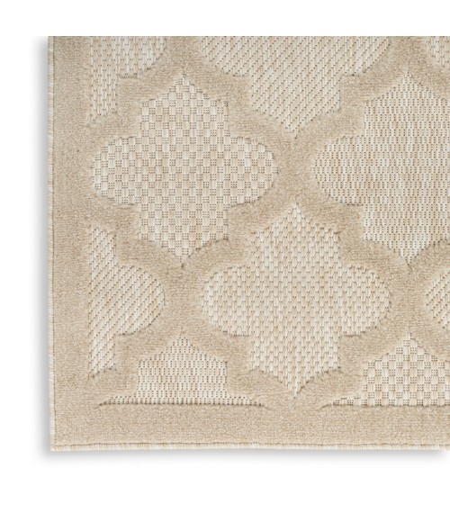 Nourison Easy Care Cream NES01 2 ft. 2 in. X 10 ft. Rect. Rug