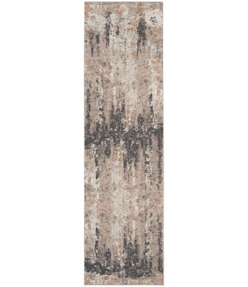Nourison Ludlow Cream Grey LDW05 2 ft. 2 in. X 7 ft. 6 in. Rect. Rug