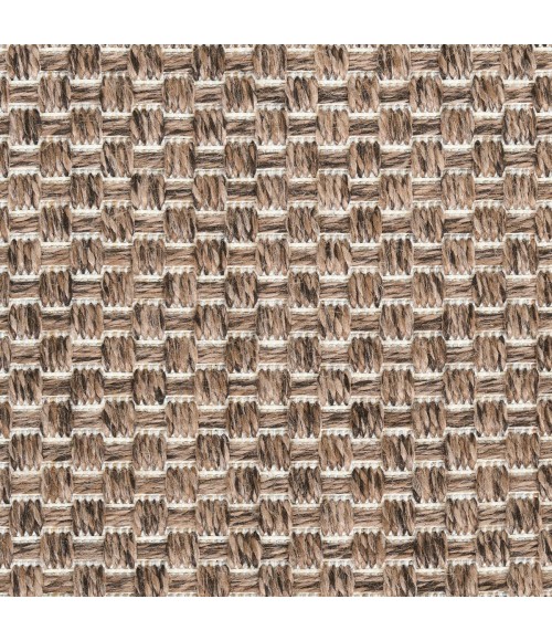 Nourison Tulum Brown TLM03 8 ft. X Round Rug