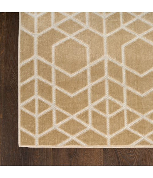 Nourison Washable Charm Beige Ivory WCH01 4 ft. X 6 ft. Rect. Rug