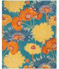 Nourison Allur Area Rug ALR06-Turquoise Multicolor