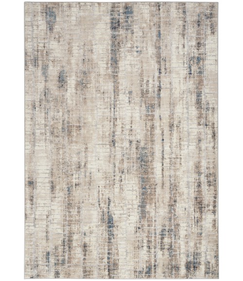 Calvin Klein Infinity Area Rug IFN02 Ivory Grey Blue
