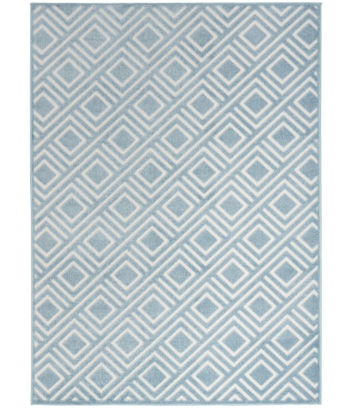 Nourison Casual Blue CSU03 3 ft. 11 in. X 5 ft. 11 in. Rect. Rug
