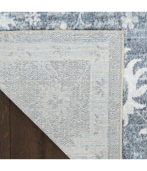 Nourison Astra Machine Washable Denim ASW19 2 ft. 2 in. X 8 ft. Rect. Rug