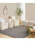 DKNY Pure Knots Grey KNT01 8 ft. X 10 ft. Rect. Rug