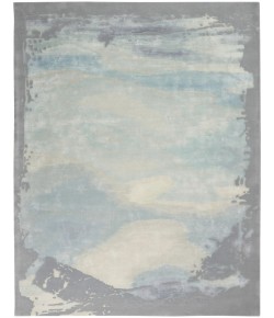 Nourison Prismatic - Prs19 Seafoam Silver Area Rug 8 ft. 6 in. X 11 ft. 6 in. Rectangle