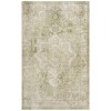 Nourison Astra Machine Washable Ivory Green ASW12 2 ft. 2 in. X 4 ft. Rectangle Rug