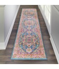 Nourison Passion Runner Area Rug PSN20-Teal Multicolor
