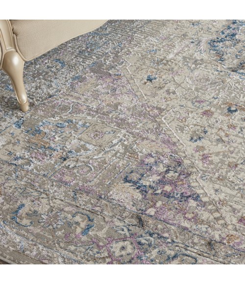 Royal Terrace Area Rug Kathy Ireland Royal Terrace Area Rug KI46 Ivory/Multi 8'10" x 11'10"