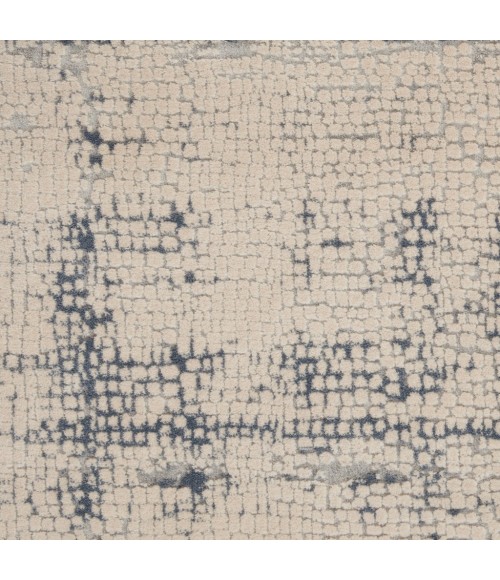 Nourison Rustic Textures Area Rug RUS06-Ivory/Blue