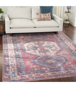 Nourison Home New Concept Washable - Sr105 Red Navy Area Rug 9 ft. 2 in. X 12 ft. Rectangle
