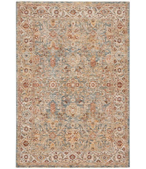Nourison Petra Blue Rug PTR03 5 ft. 3 in. X 7 ft. 8 in. Rect. - Rugs Town Nourison Petra Blue PTR03 5 ft. 3 in. X 7 ft. 8 in. Rect. Rug