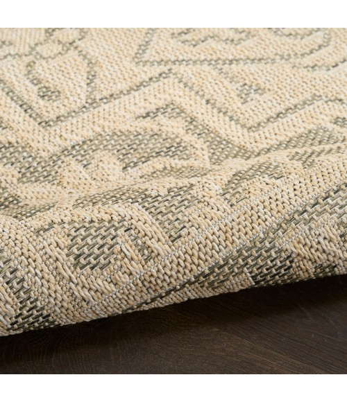 Nourison Tulum Taupe Olive TLM05 3 ft. X 5 ft. Rect. Rug