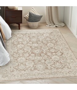 Nourison Outlines Ivory Mocha OLN03 5 ft. 3 in. X 7 ft. 3 in. Rect. Rug