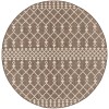 Nourison Positano Natural POS02 6 ft. X Round Rug