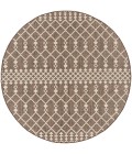 Nourison Positano Natural POS02 6 ft. X Round Rug