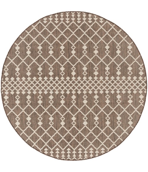Nourison Positano Natural POS02 6 ft. X Round Rug