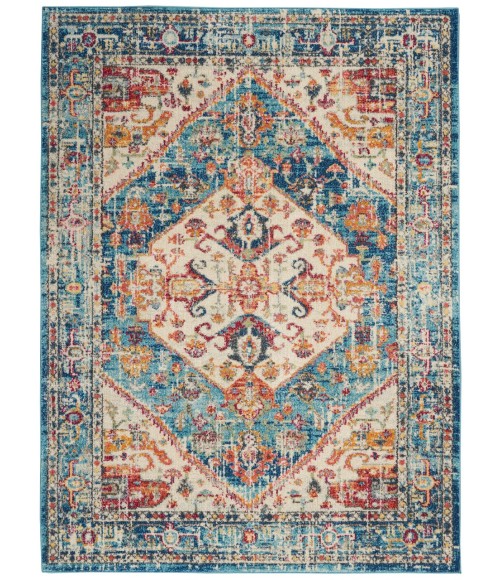 Nourison Passion Area Rug PSN23-Ivory/Light Blue