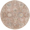 Nourison Oushak Home Rust OUS01 4 ft. X Round Rug