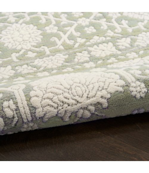 Nourison Grace Sage GCE01 5 ft. 3 in. X 7 ft. 3 in. Rect. Rug