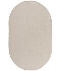 Nourison Courtyard Ivory Silver COU01 3 ft. X 5 ft. Oval Rug