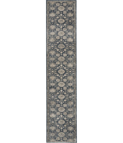 Nourison Quarry Blue Beige QUA06 10 ft. Rect. Rug