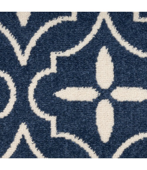 Nourison Home Nourison Essentials Navy Ivory NRE04 4 ft. X 6 ft. Rectangle Rug