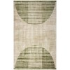 Nourison Astra Machine Washable Ivory Olive ASW03 6 ft. 7 in. X 9 ft. Rectangle Rug