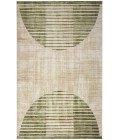 Nourison Astra Machine Washable Ivory Olive ASW03 6 ft. 7 in. X 9 ft. Rectangle Rug