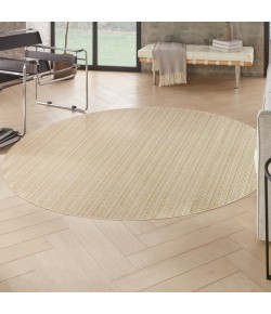 Nourison Tulum Cream TLM01 8 ft. X Round Rug