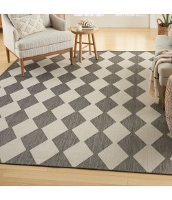 Nourison Positano Charcoal POS04 5 ft. X 7 ft. Rect. Rug