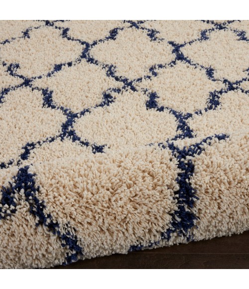 Nourison Amore Area Rug AMOR2-Ivory/Blue