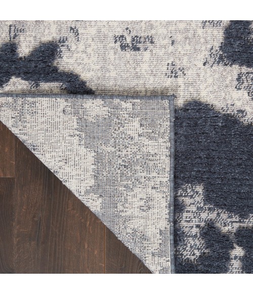 Nourison TEXTURED CONTEMPORARY Area Rug Nourison Textured Contemporary Area Rug TEC01-Blue/Grey