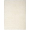 Nourison Luxurious Shag Ivory LXR05 4 ft. X 6 ft. Rect. Rug