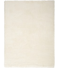 Nourison Luxurious Shag Ivory LXR05 4 ft. X 6 ft. Rect. Rug