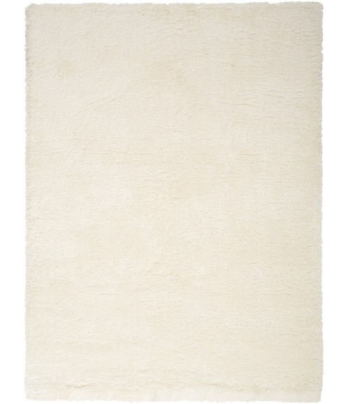 Nourison Luxurious Shag Ivory LXR05 4 ft. X 6 ft. Rect. Rug