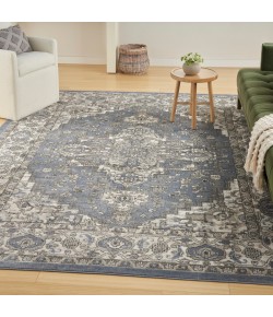 Nourison Concerto Blue CNC05 5 ft. 3 in. X 7 ft. 3 in. Rect. Rug