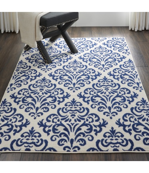 Nourison Grafix Area Rug GRF06-White/Blue