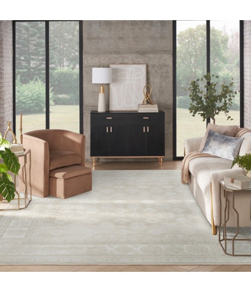 Nourison Dekor Ivory Beige DEK02 7 ft. 10 in. X 9 ft. 10 in. Rect. Rug